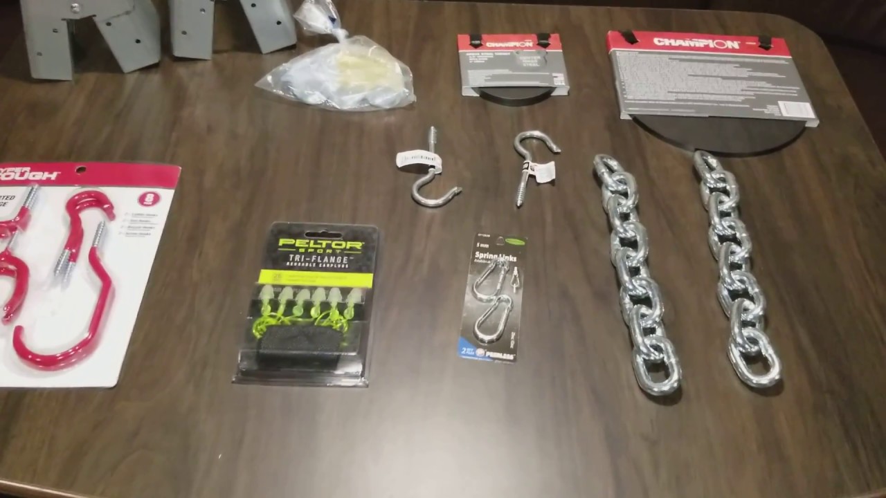 WalMart AR500 Steel Targets & Stand Building Materials