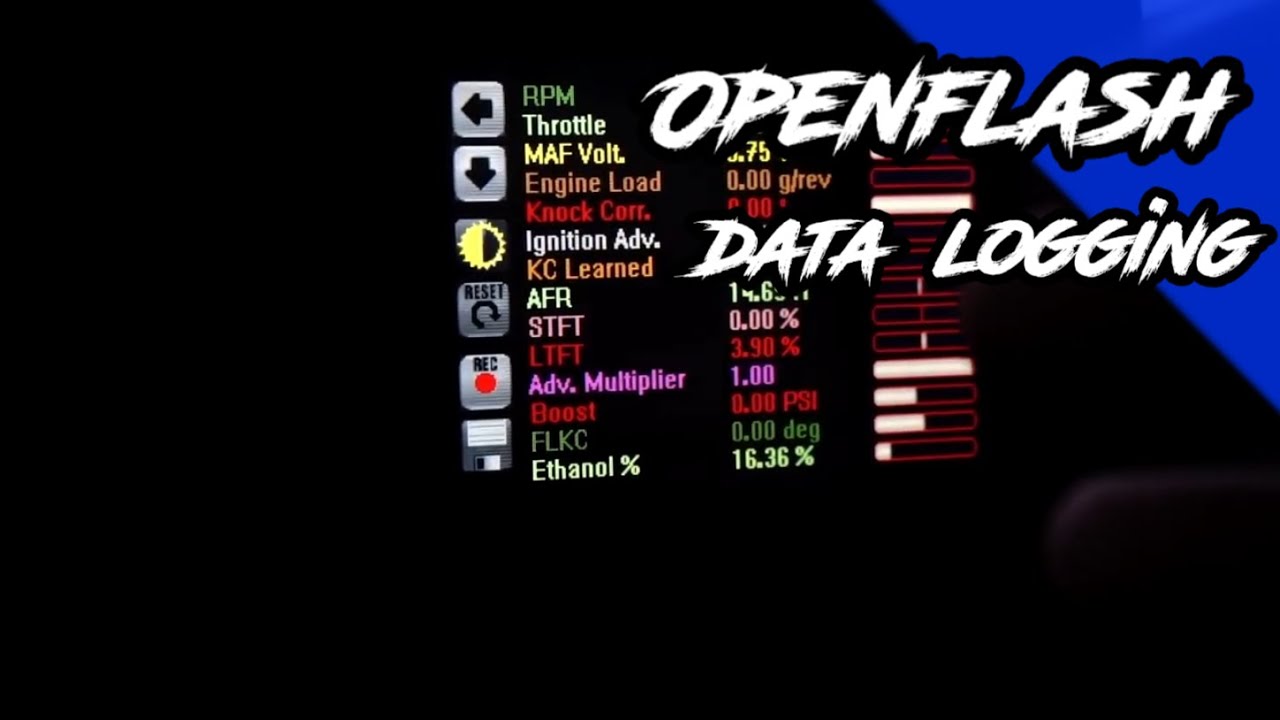 Openflash Tablet Data Logging - Everything you need to know