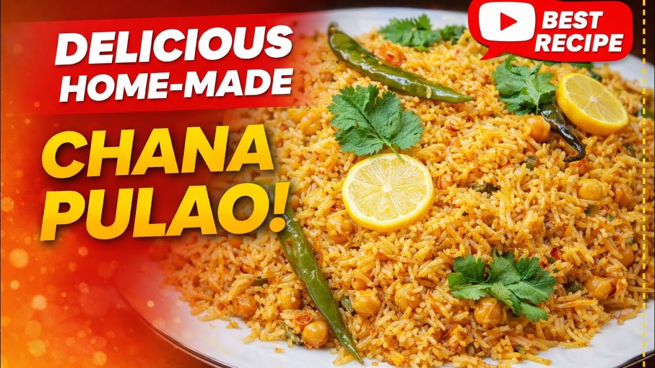 Chana palao recipe 😋 how to make channa palao#food recipes 