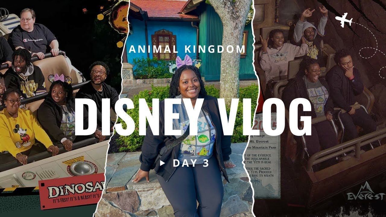 Animal Kingdom VLOG 🌿🎢 | Everest, Zootopia, DINOSAUR & We Lost Our Phone 😅