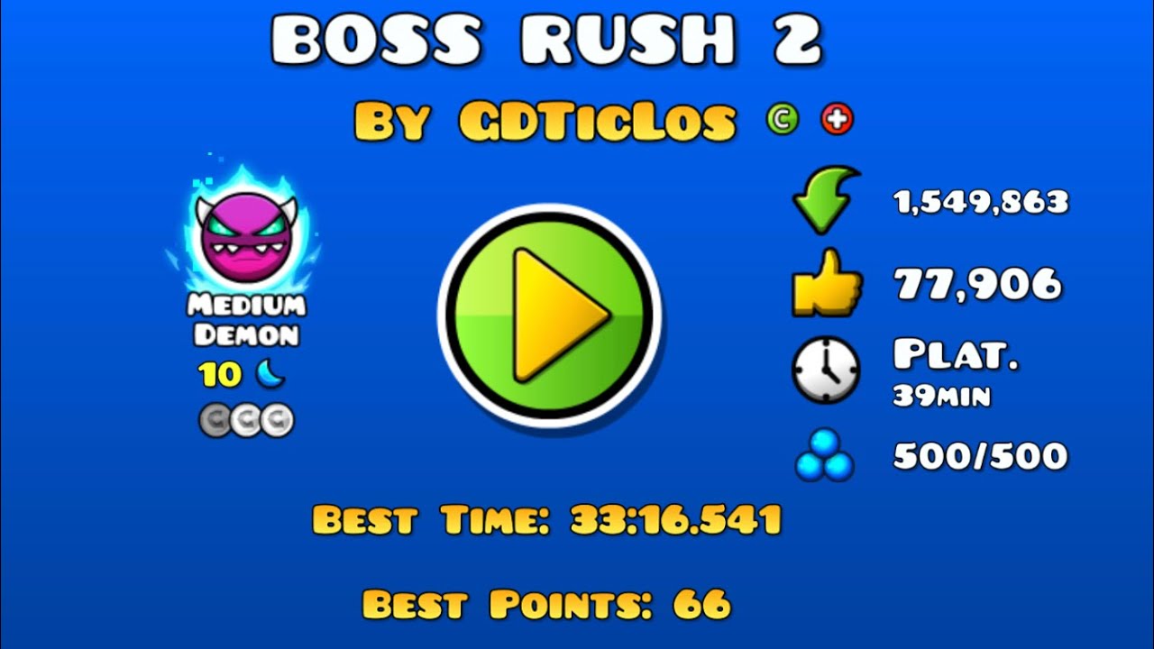 Boss Rush 2 all star mode (hardcore difficulty) (Final time of 51:06)