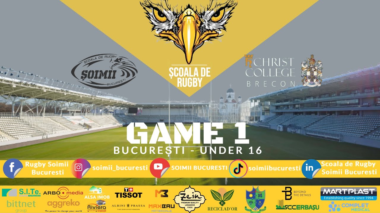 ACS Soimii Bucuresti - Christ College Brecon - Romania Tour - Game 1 - Under 16 #rugby