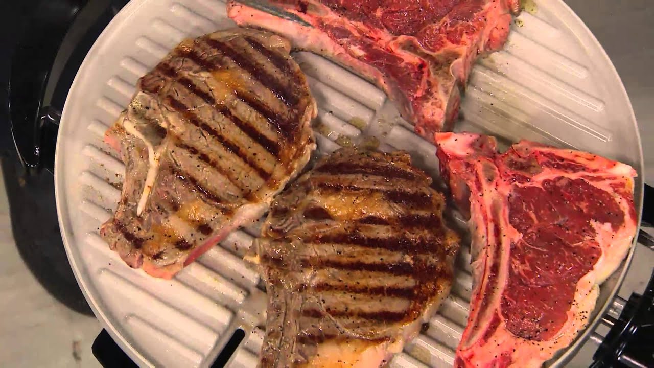 George Foreman 15 Serving Indoor/Outdoor Electric Grill with David Venable