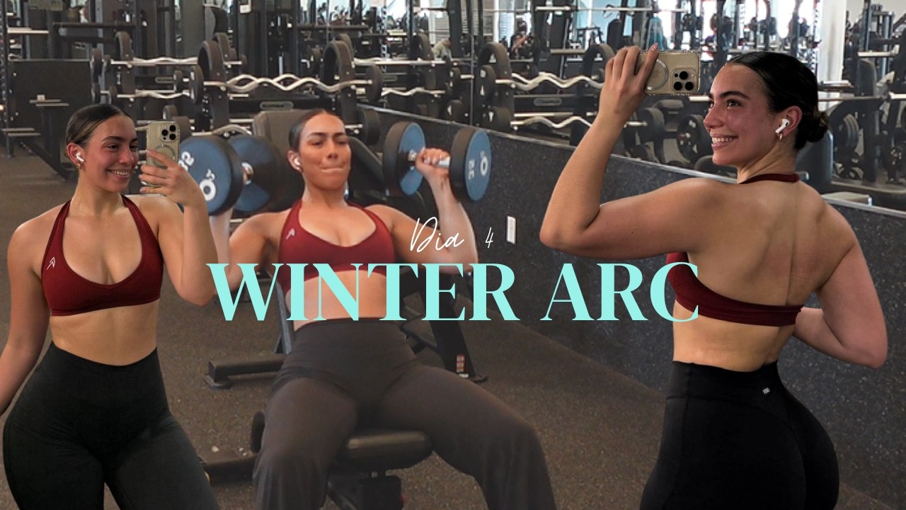 Entrenando tren superior (hombros) - Dia 4 Winter Arc
