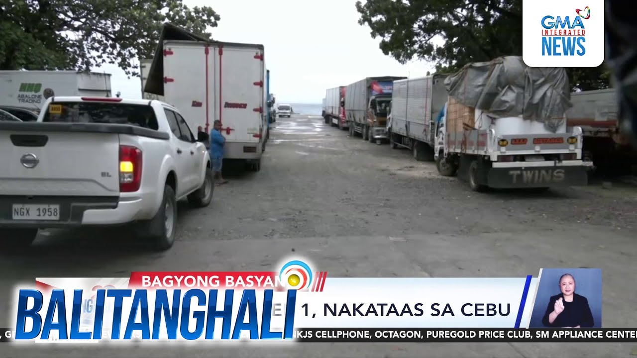 Signal number 1, nakataas sa Cebu | Balitanghali