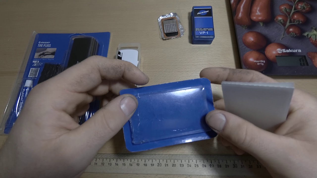 Обзор ремкомплектов Park Tool VP-1, Park Tool TB2, Giant Tire Plugs, LifeLine Repair Kit.