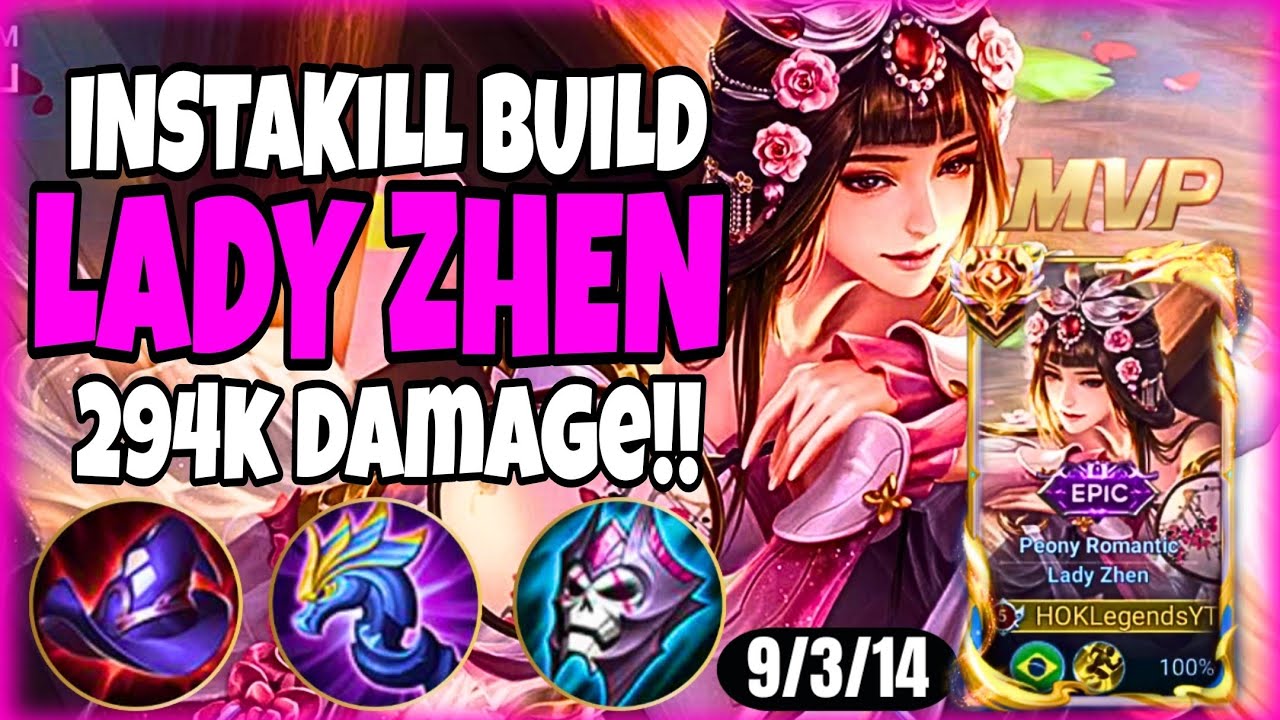 LADY ZHEN HONOR OF KINGS | HUGE COMEBACK!! - RANK GRANDMASTER