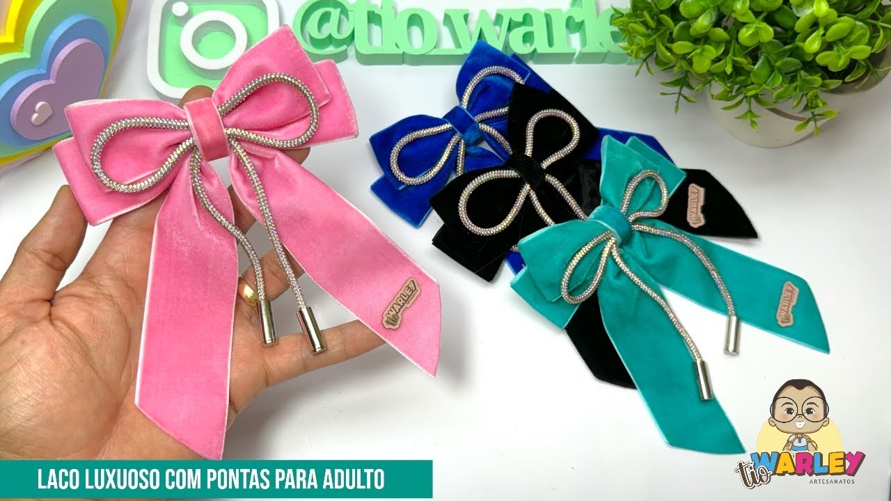 Laço Luxuoso com Pontas para Adultos/ Dicas para iniciantes