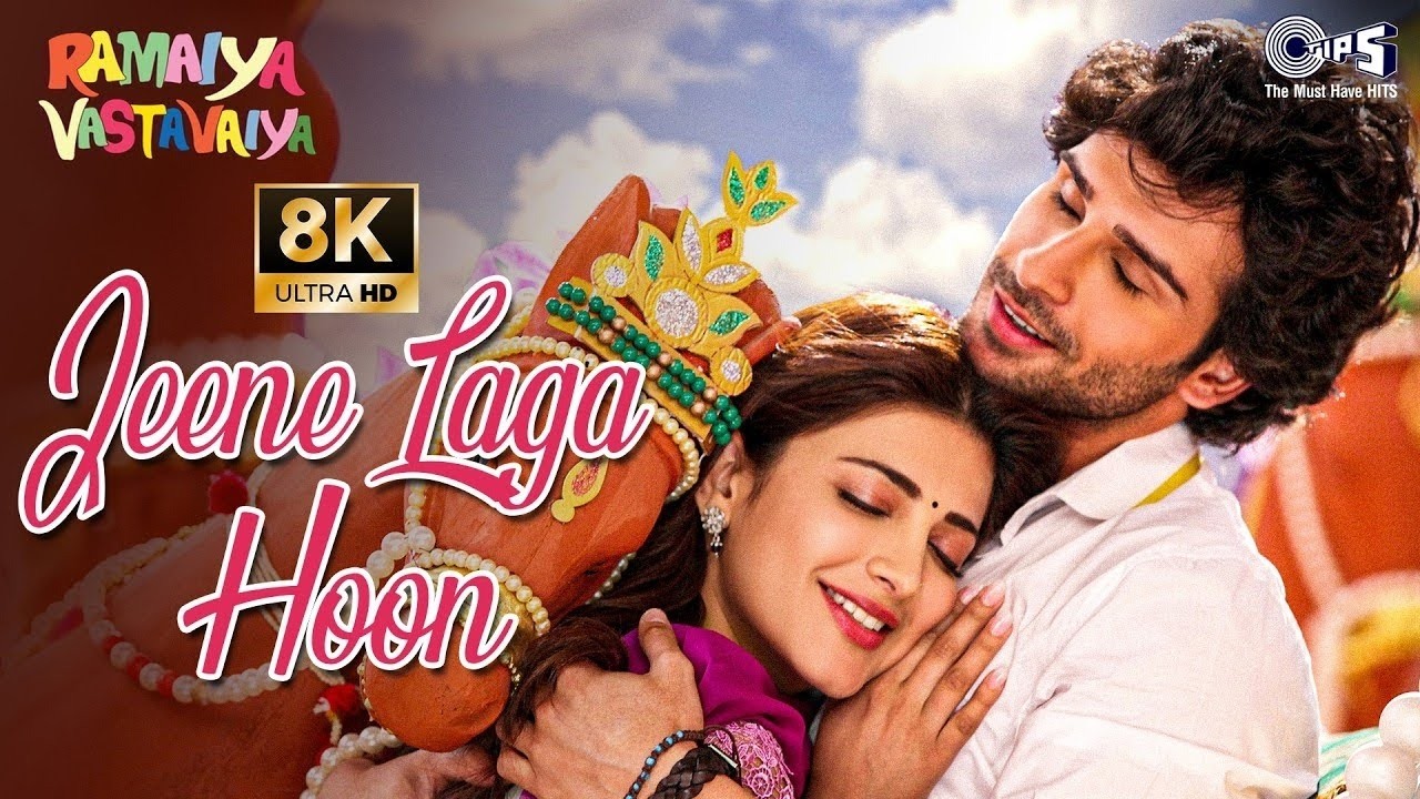 Jeene Laga Hoon - 8K | Ramaiya Vastavaiya | Girish Kumar, Shruti Haasan | Atif Aslam, Shreya Ghoshal