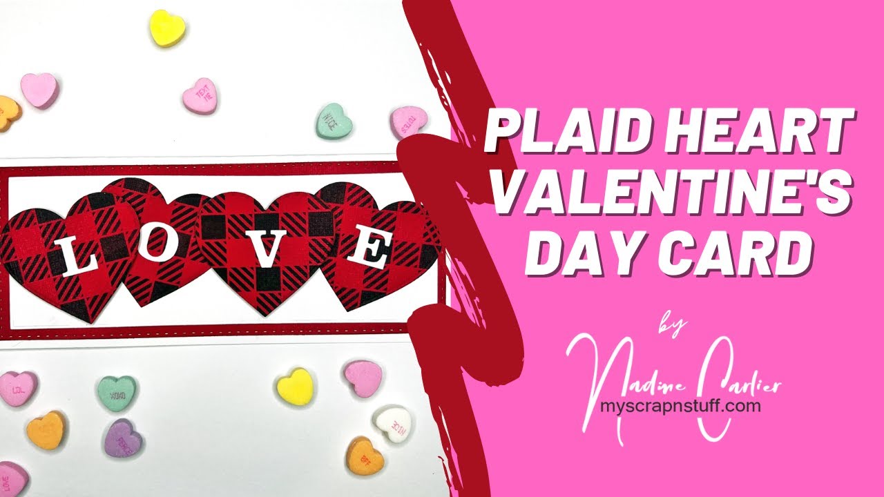 Plaid Heart Valentine's Day Card