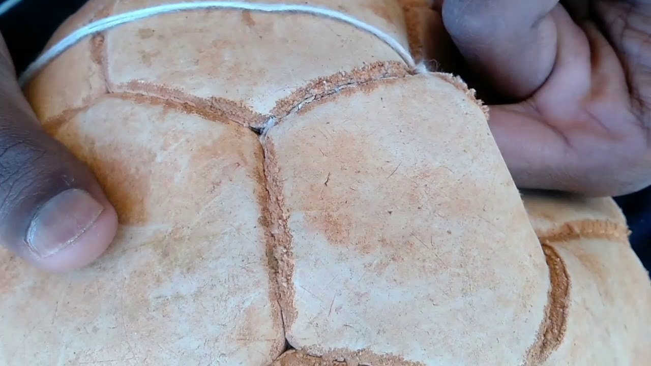 😊Football stitching at home in Malayalam 😊