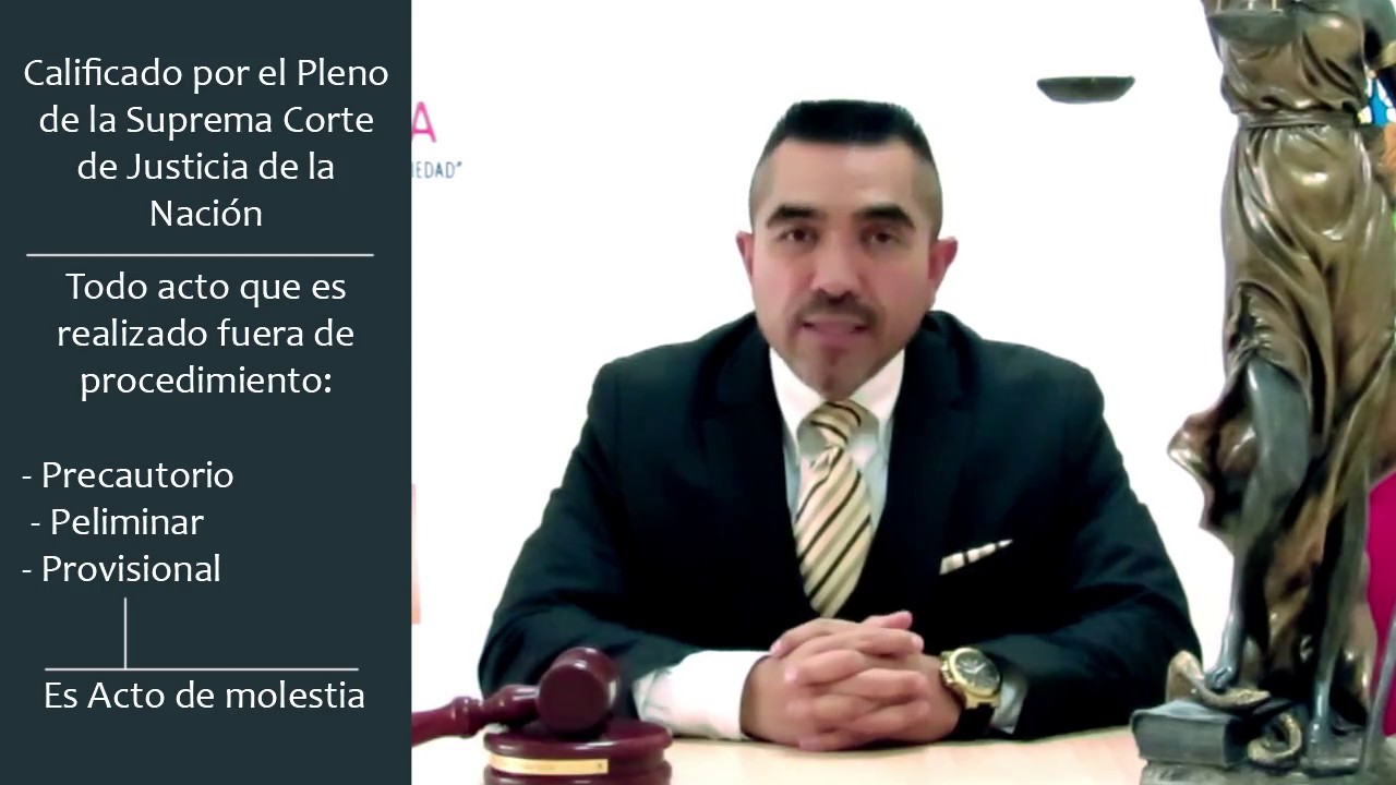 ACTOS DE MOLESTIA | Capsula 5 del Dr. Daniel Espinosa Licon Con Sede En Puente Grande Jalisco