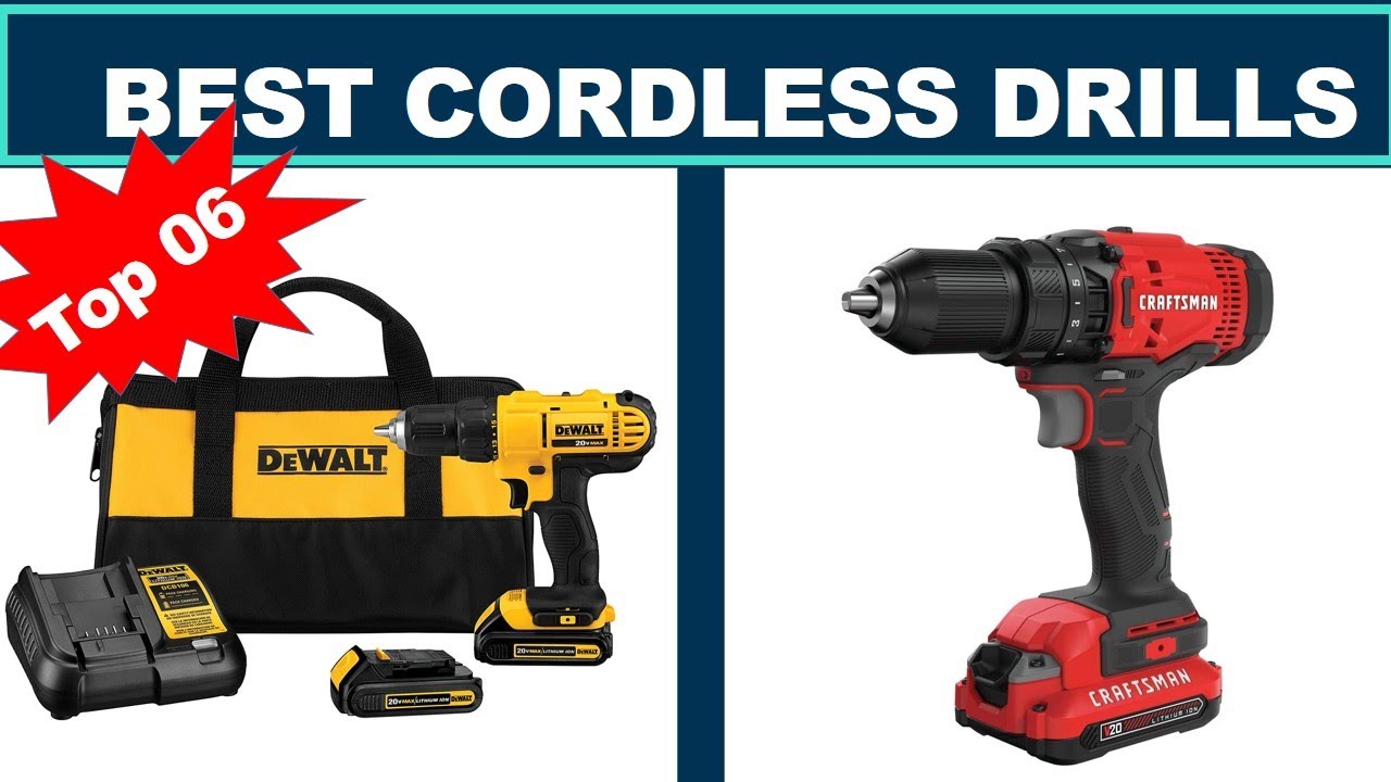 Best Cordless Drills 2022 || Top 06 Best Cordless Drills For Home