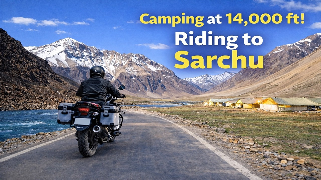 Leh–Manali Highway Ride to Sarchu | High Altitude Camping Under the Milky Way