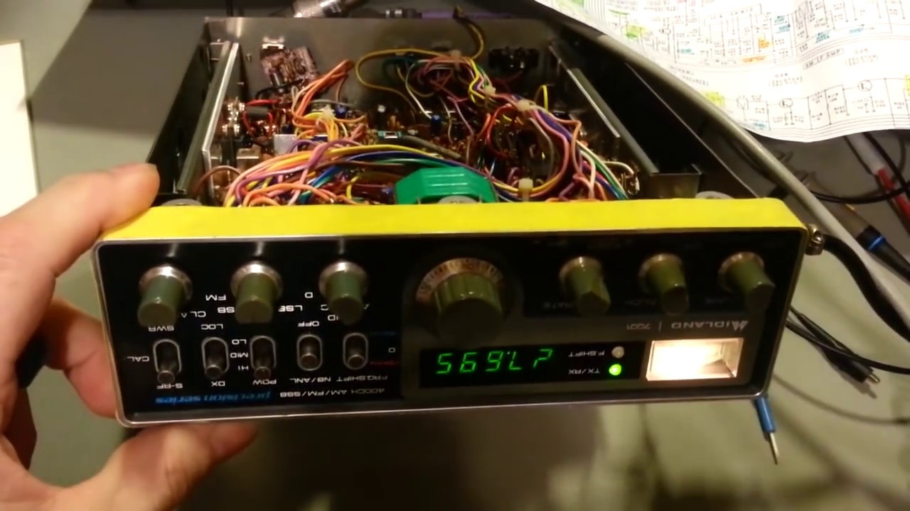 Midland 7001 AM/SSB/FM 400 channel restore & alignment tips.