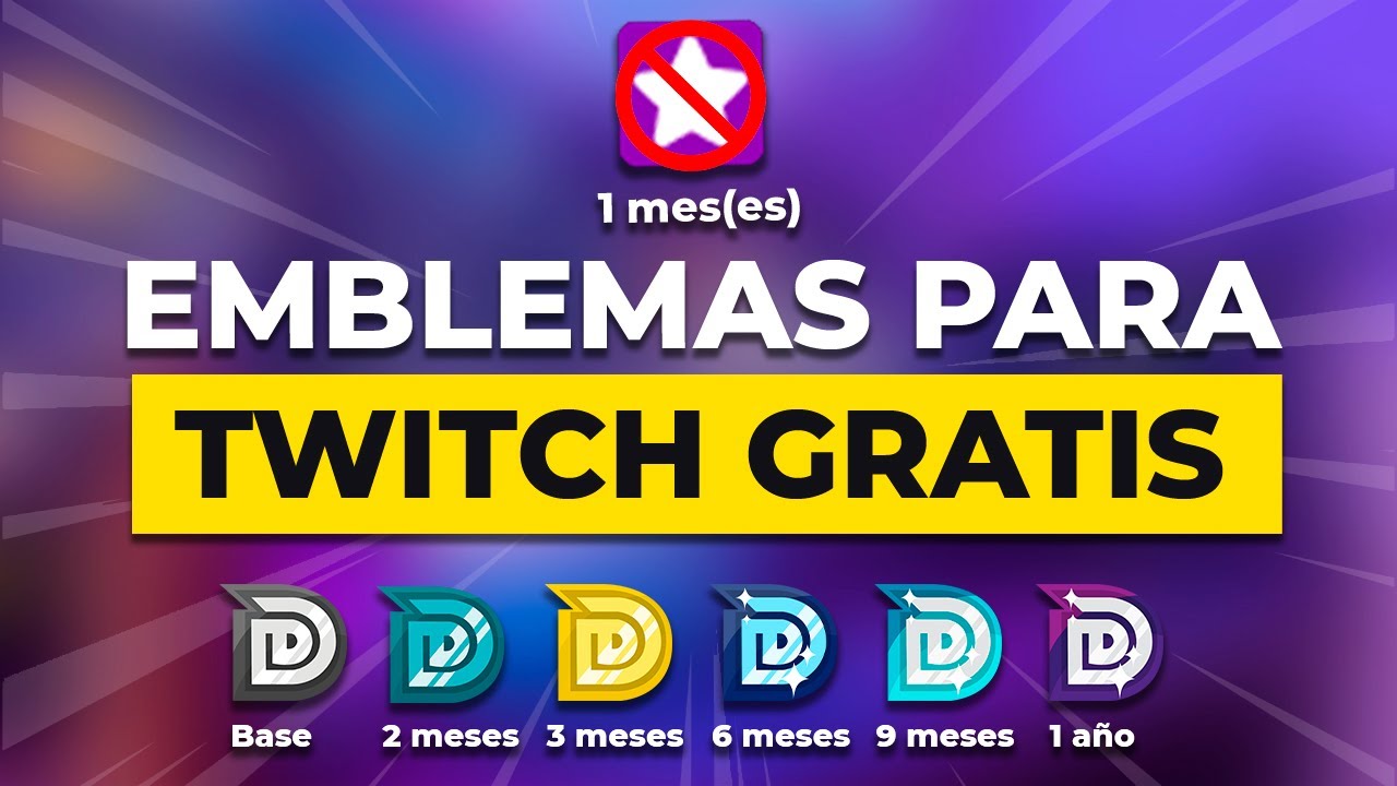 ¡Emblemas para suscriptores de Twitch! (GRATIS Y SIN PHOTOSHOP) Duodedos