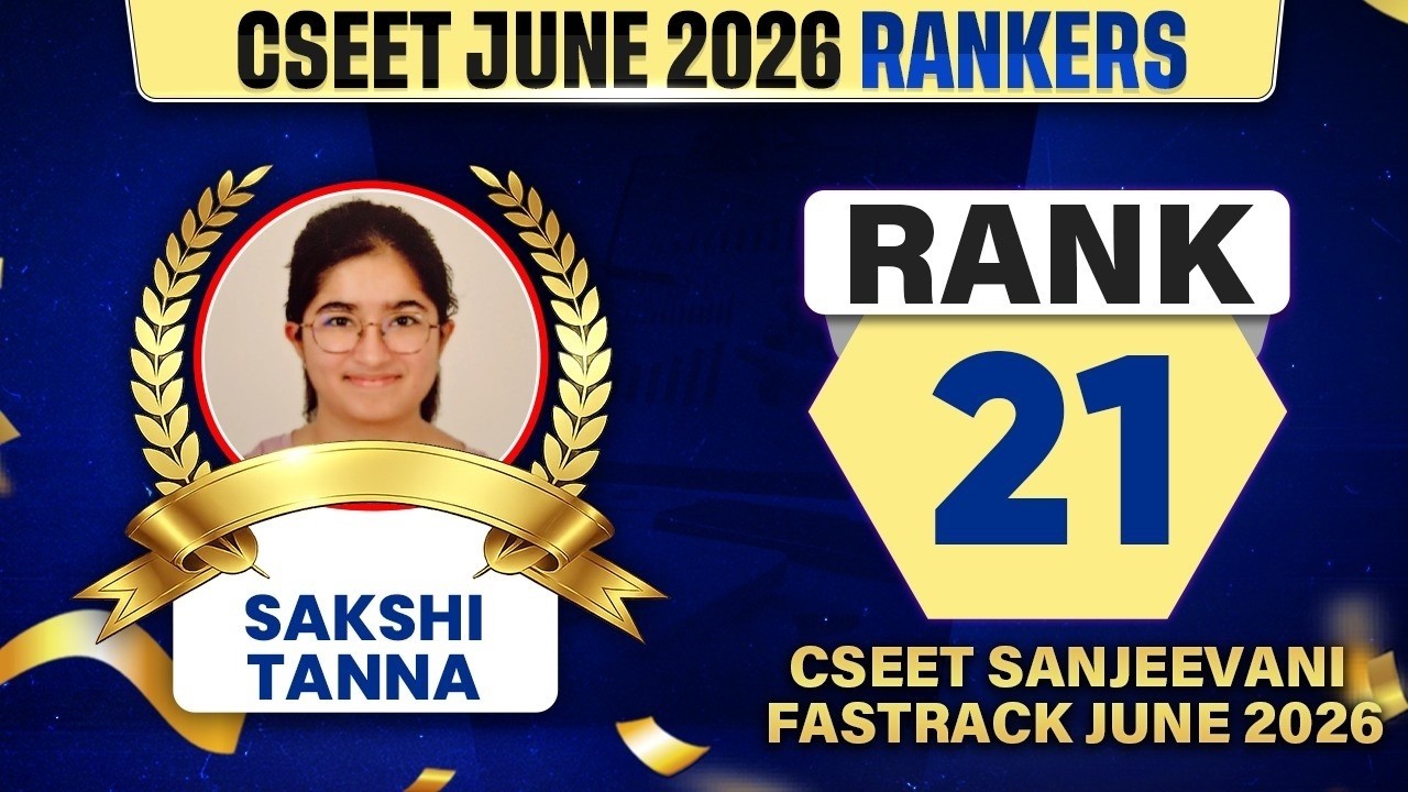 @CSEETbyPW AIR 21 🏆 Sakshi Tanna | CSEET June 2026 Result | Scored 289/400 Marks 🔥