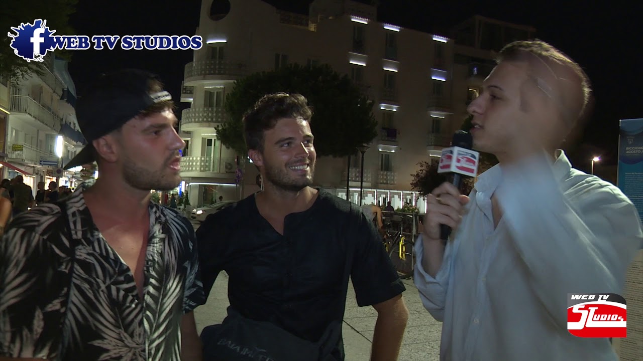 Viale Ceccarini Riccione Movida By Night #webtvstudios