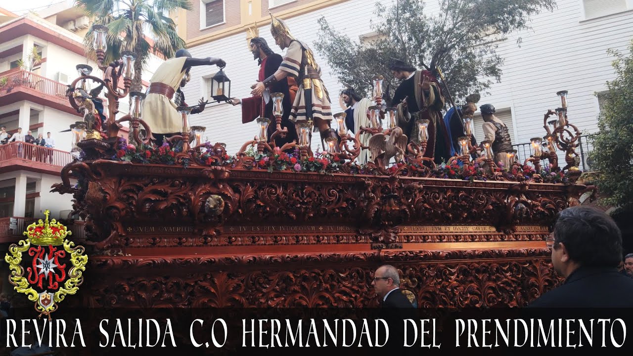 Salida Carrera Oficial, Hermandad del Prendimiento, Huelva 2023.