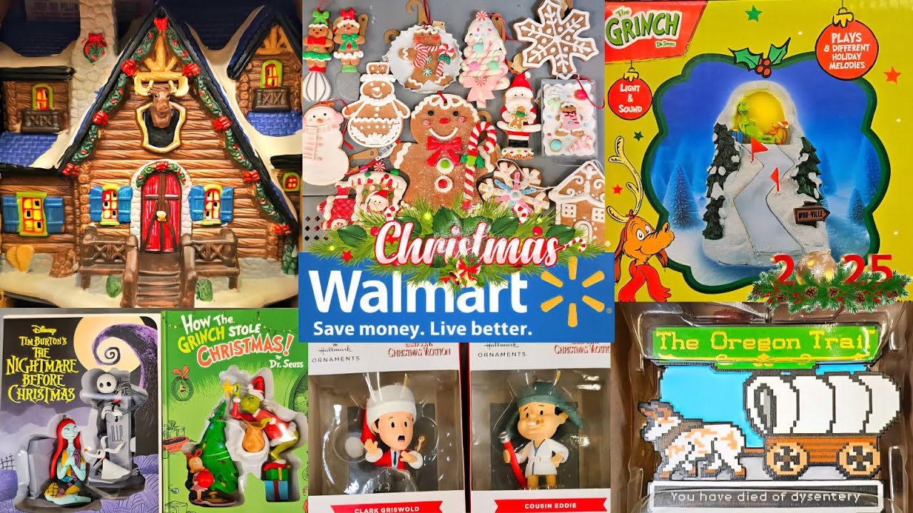 Рождественские украшения Walmart. Декор для имбирных пряников 2025. Обзор 🎄