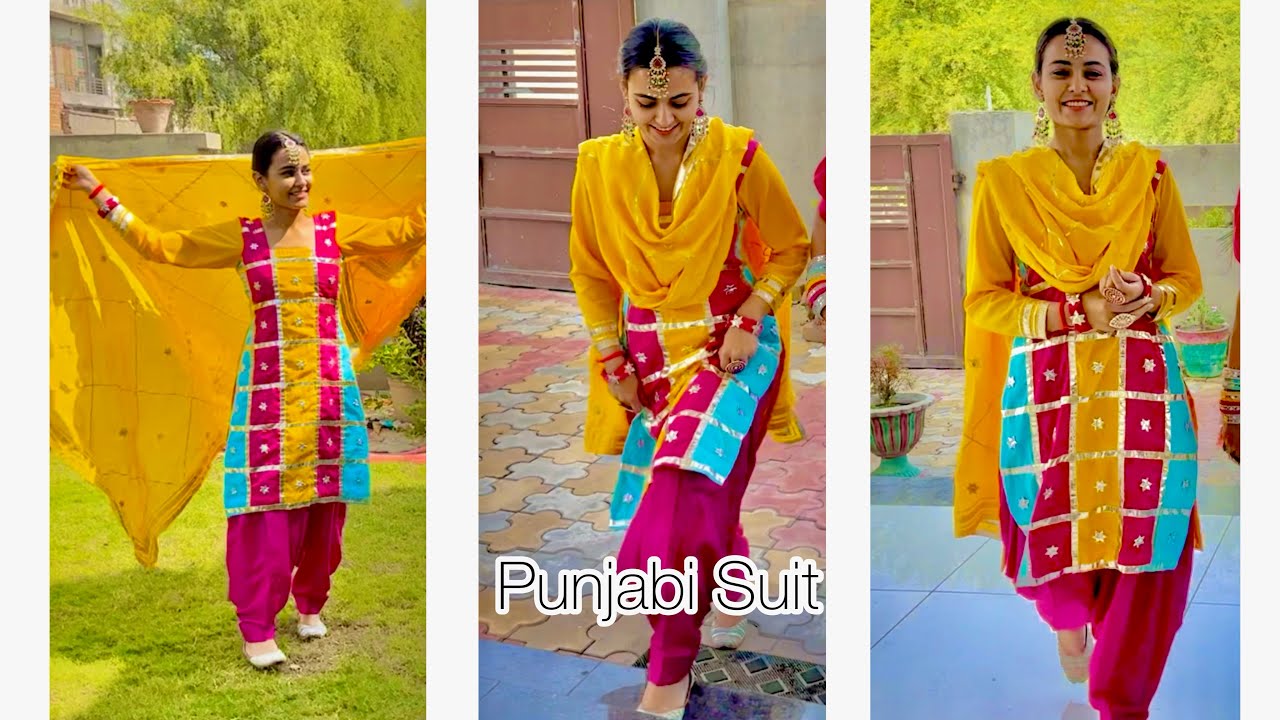 Diwali Special Suit ✨ | Plain fabric or gota lace ke sath  designer suit