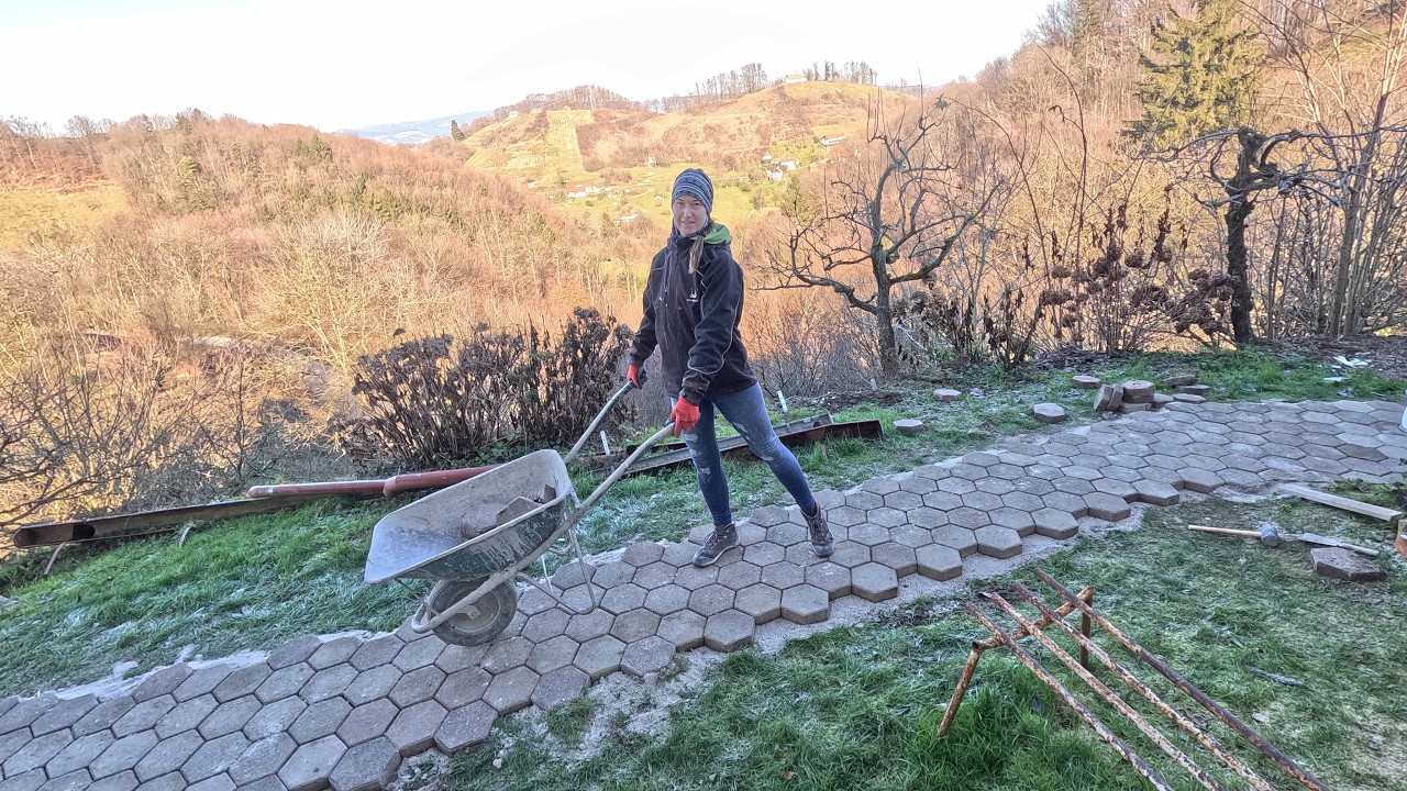 Removing Pavers on my Driveway and Making New Garden Path