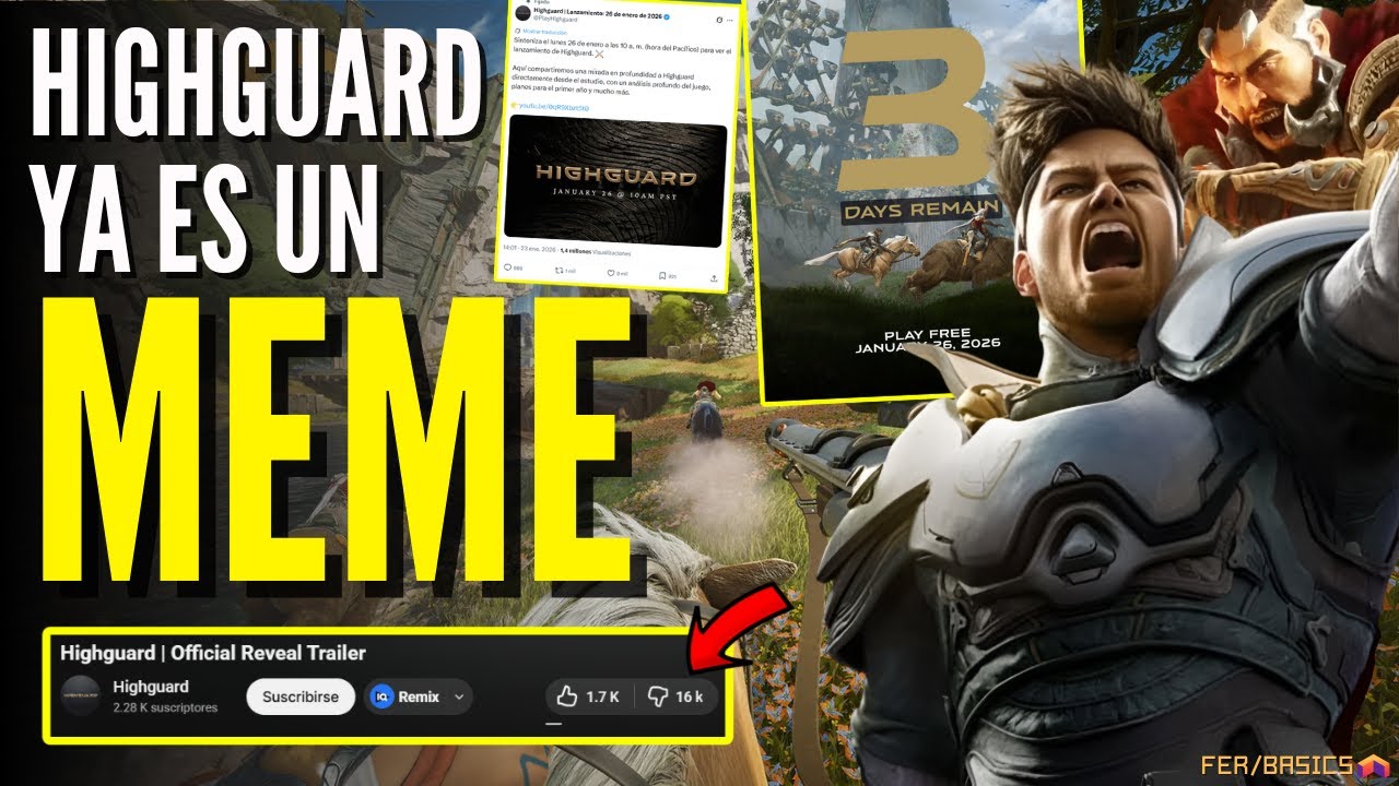HIGHGUARD SE CONVIERTE EN MEME TRAS ANUNCIAR EVENTO DE LANZAMIENTO