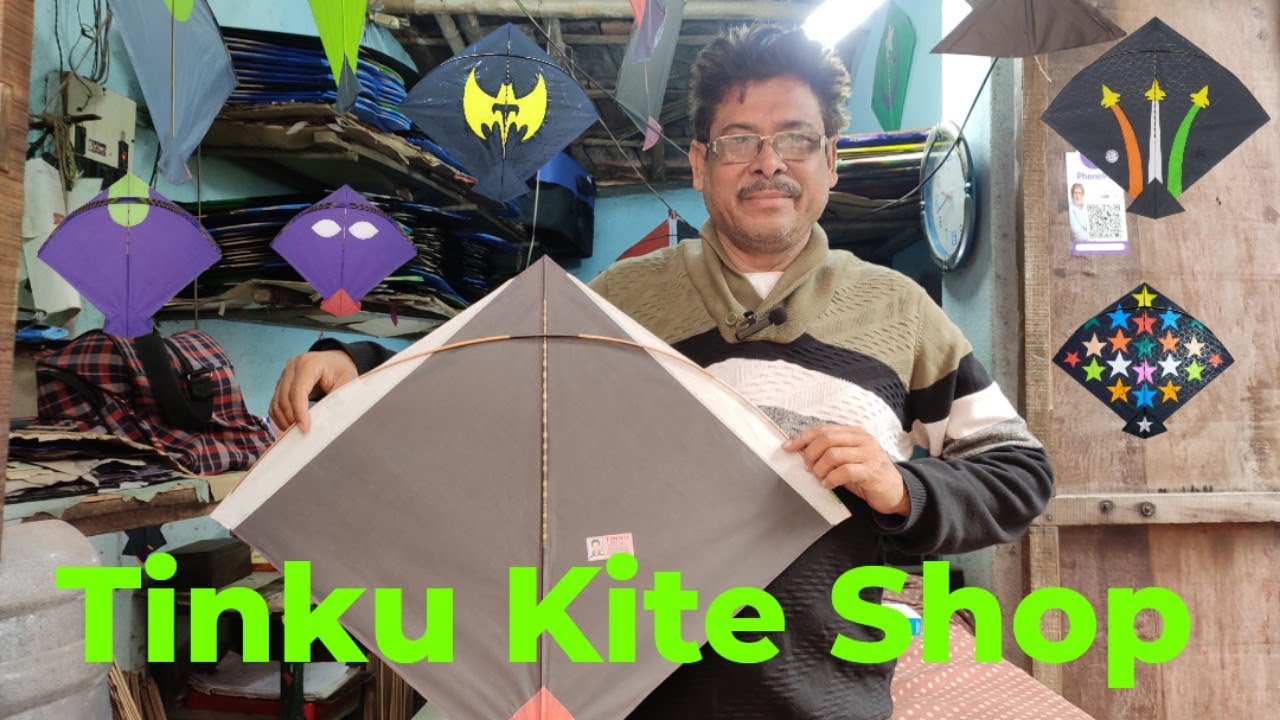 Tinku kite shop || quality Patang and manjha || old kite shop || Kolkata
