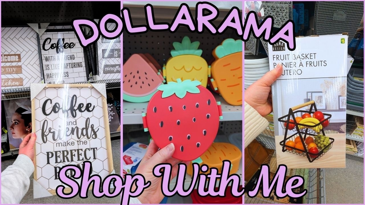 Dollarama Shop With Me-This is your sign to shop at Dollarama - Fruits are the new Floral for Spring