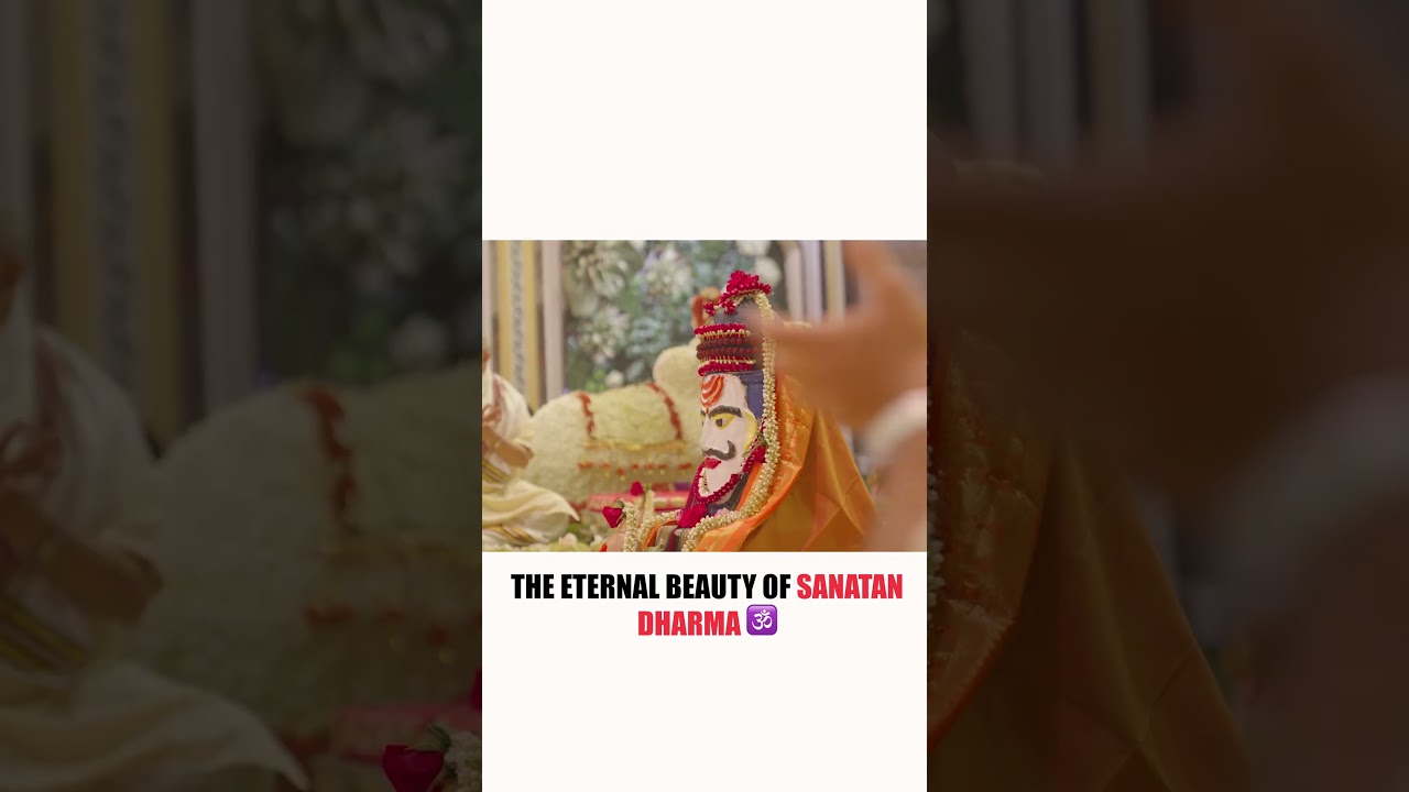 Sanatan Dharma is not a religion; it is a way of life. #sanatana #dharmatalk #hinduwisdom #hinduism