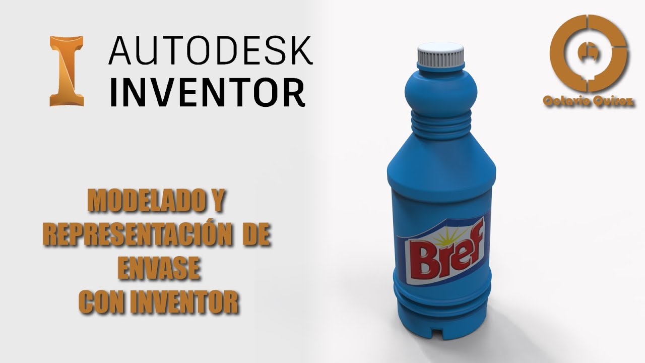 INVENTOR Modelado de envase - Modeling Bottle