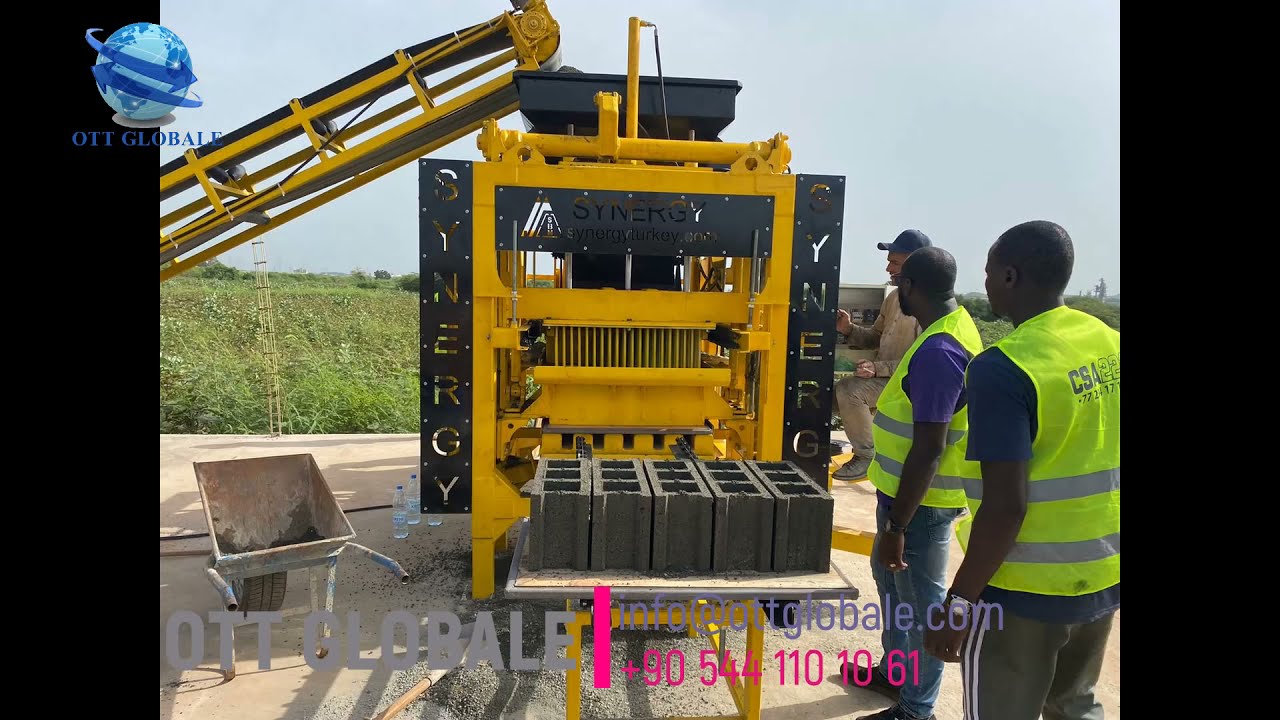 Machine a parpaing semi automatique, Machine a parpaing prix moins cher,  OTT  GLOBALE