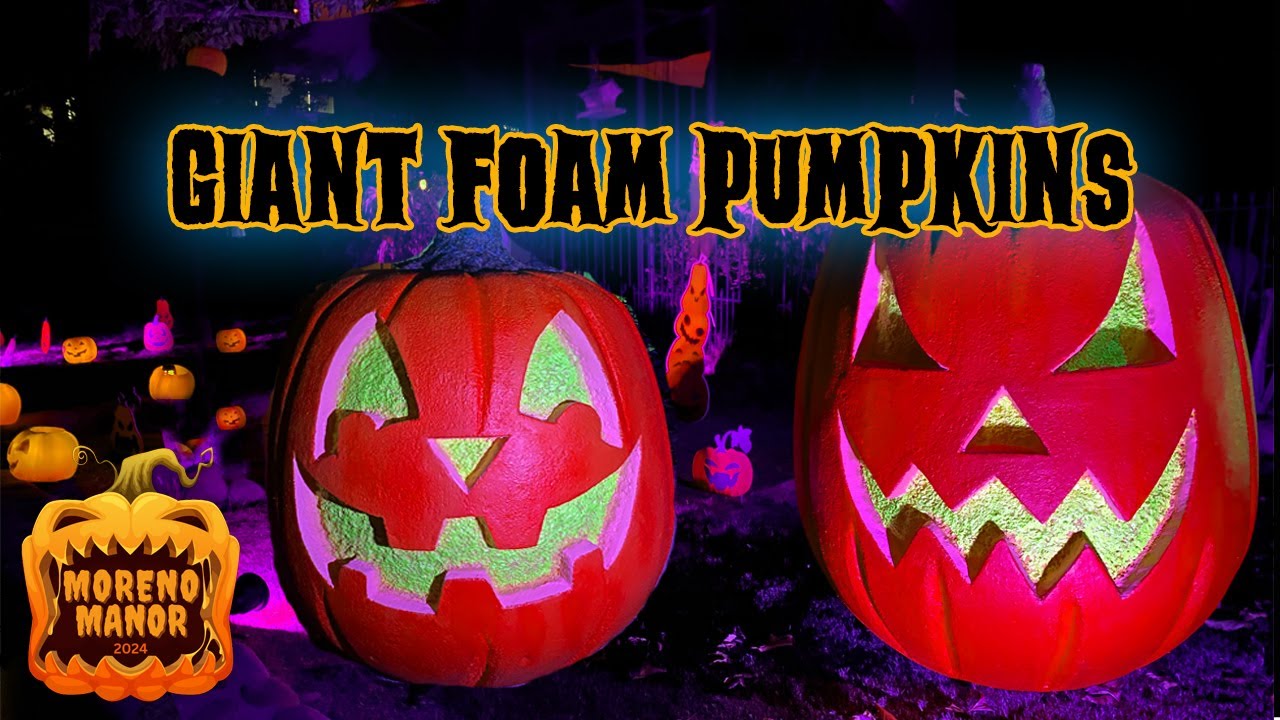 Giant Foam Pumpkins