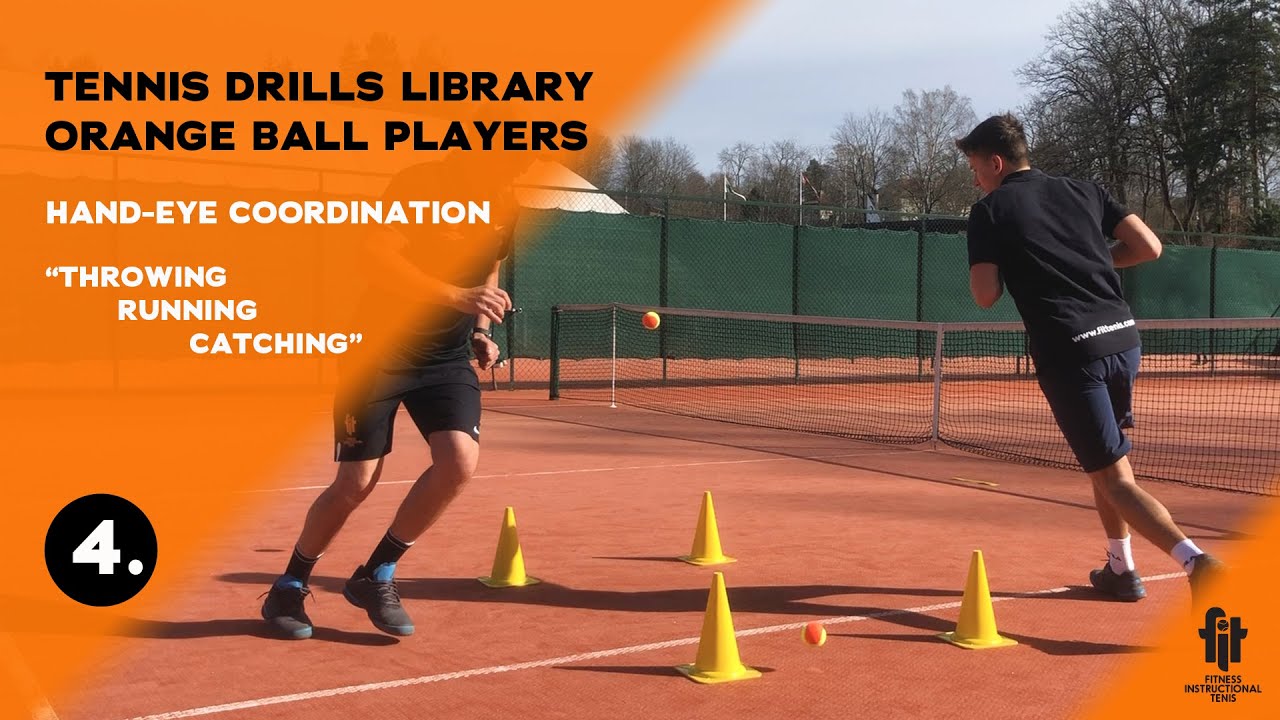 Orange ball players drills and exercises: THOWING-RUNNING-CATCHING