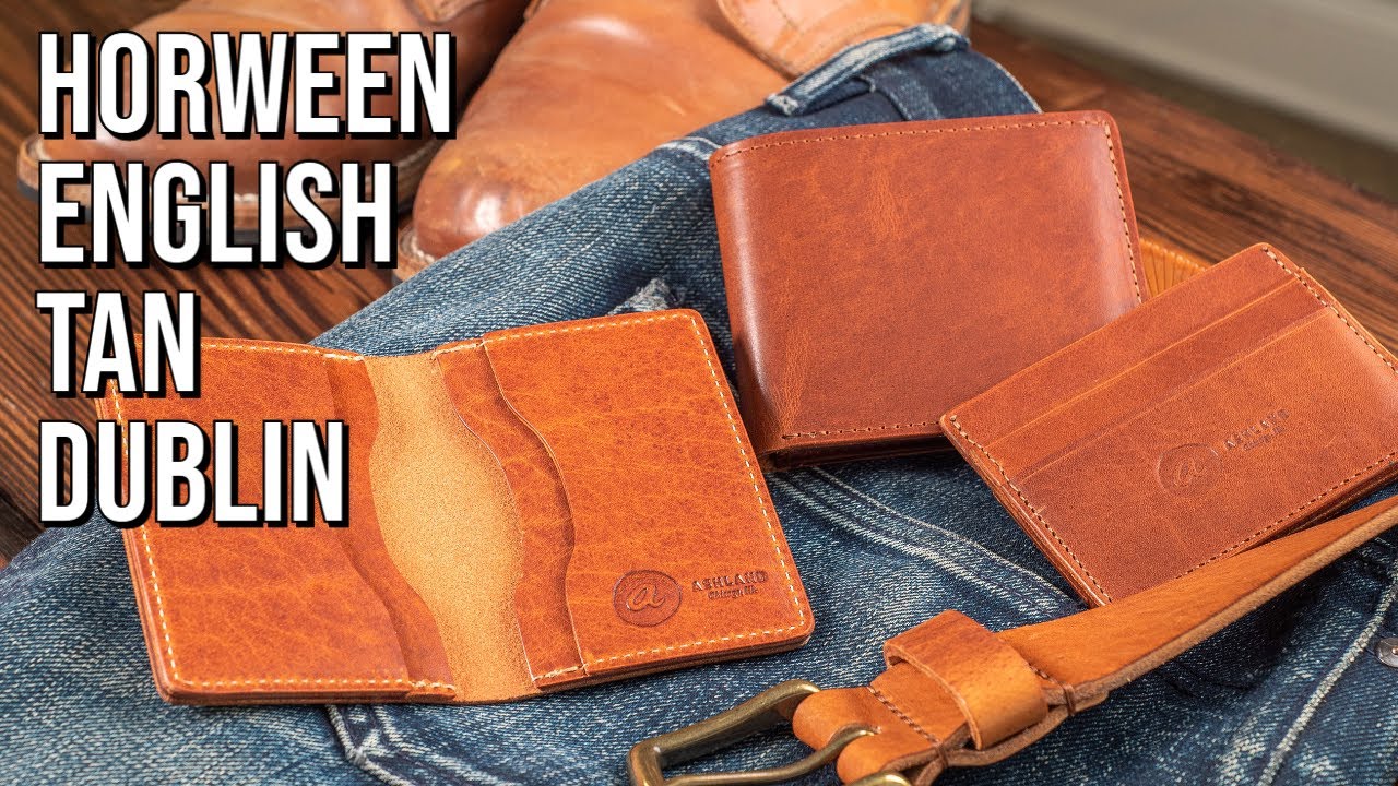 Horween English Tan Dublin Leather