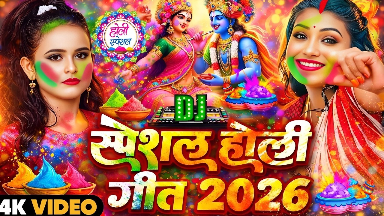 #video पारम्परिक होली गीत 2026 | #Bhakti Holi Geet | पनिया लाले लाल | Rishi Raj #Holi Gana 2026