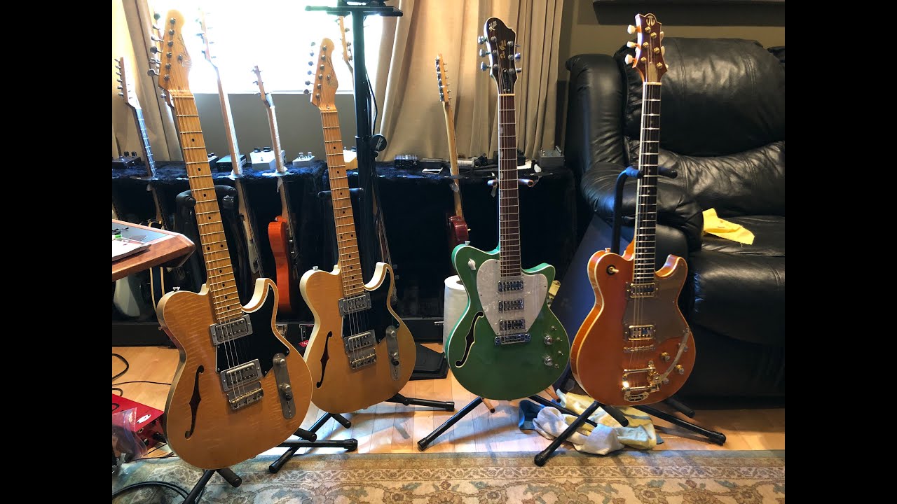 Lollartron vs TV Jones Powertron, Gretsch Style Shootout - Gustavsson Koll Bludotone