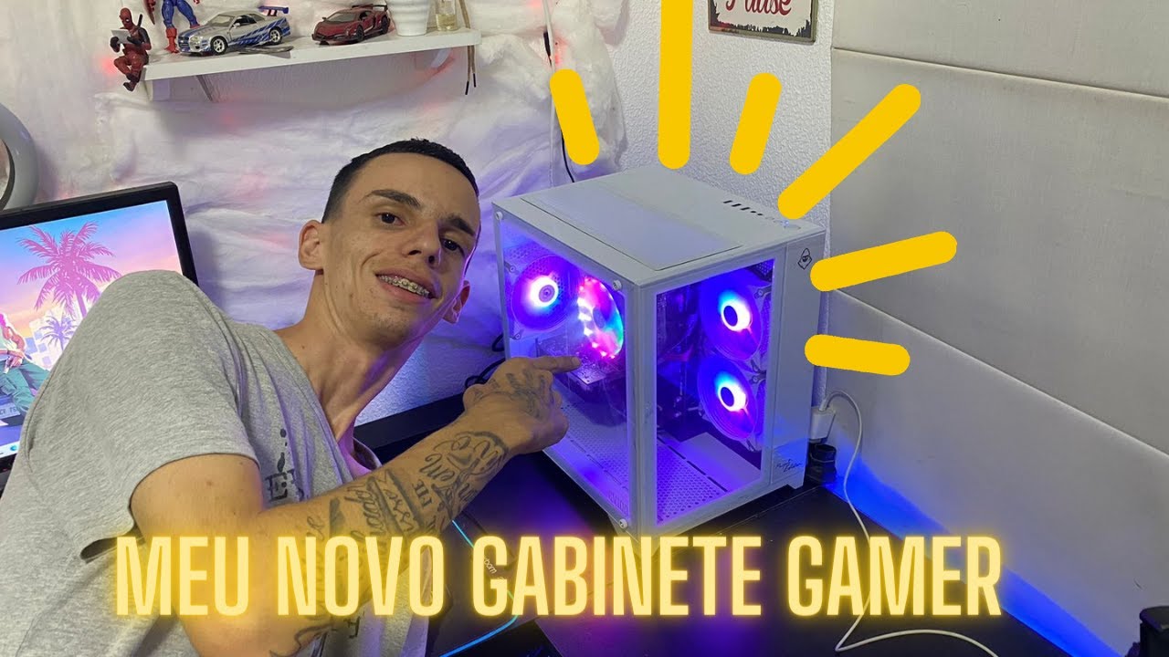 UNBOXING E MONTAGEM: CONHECENDO O GABINETE MANCER CV100 (VITINHOGAMER14)