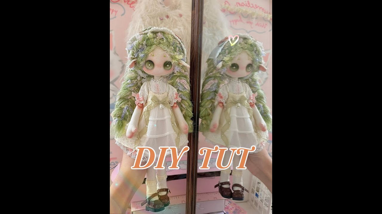 How to Make Your Own Handmade Button-Eyed Doll | Step-by-Step Tutorial