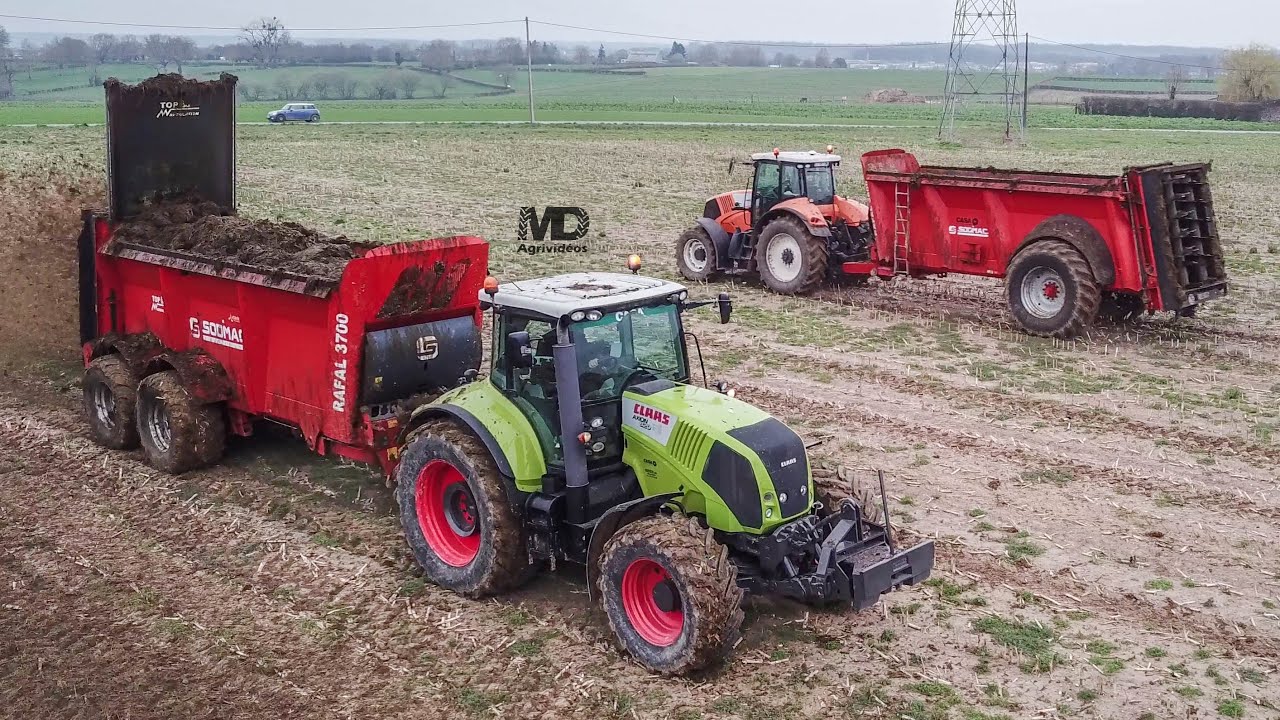 Fumier 2020 🐄 2x AXION & SODIMAC // SARL Rousseau