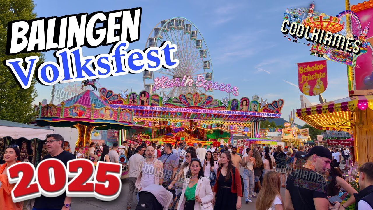 Balinger Volksfest 2025 - Partystimmung bei gro&szlig;er Hitze