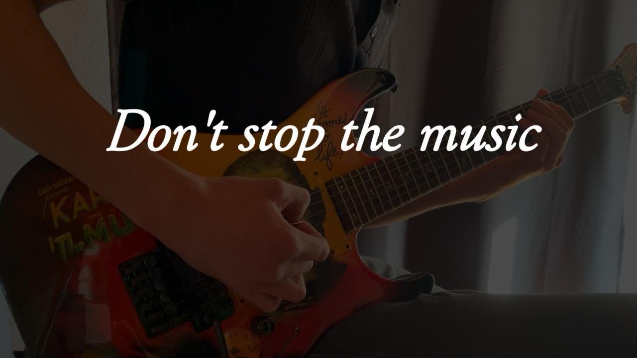 Don’t stop the music | GUITARE COVER | by F0st1 