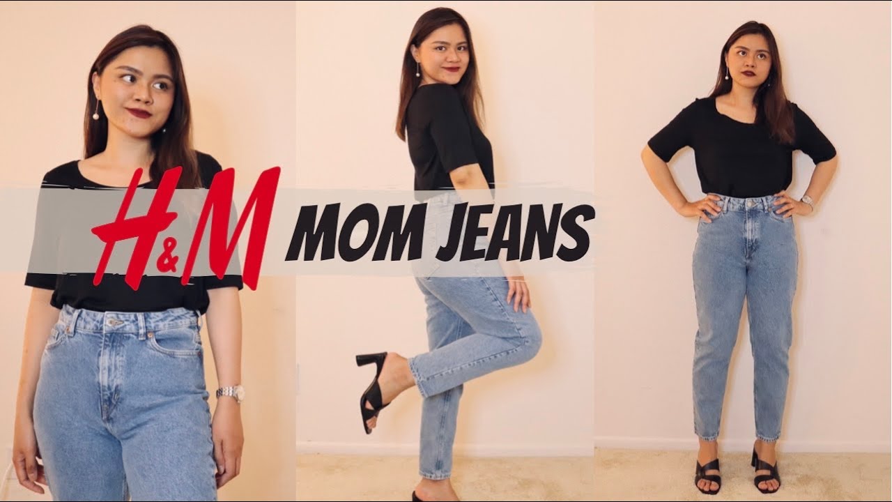Джинсы H&M Slim Mom High Ankle Jeans: примерка и обзор *для невысоких девушек* | That's So KT