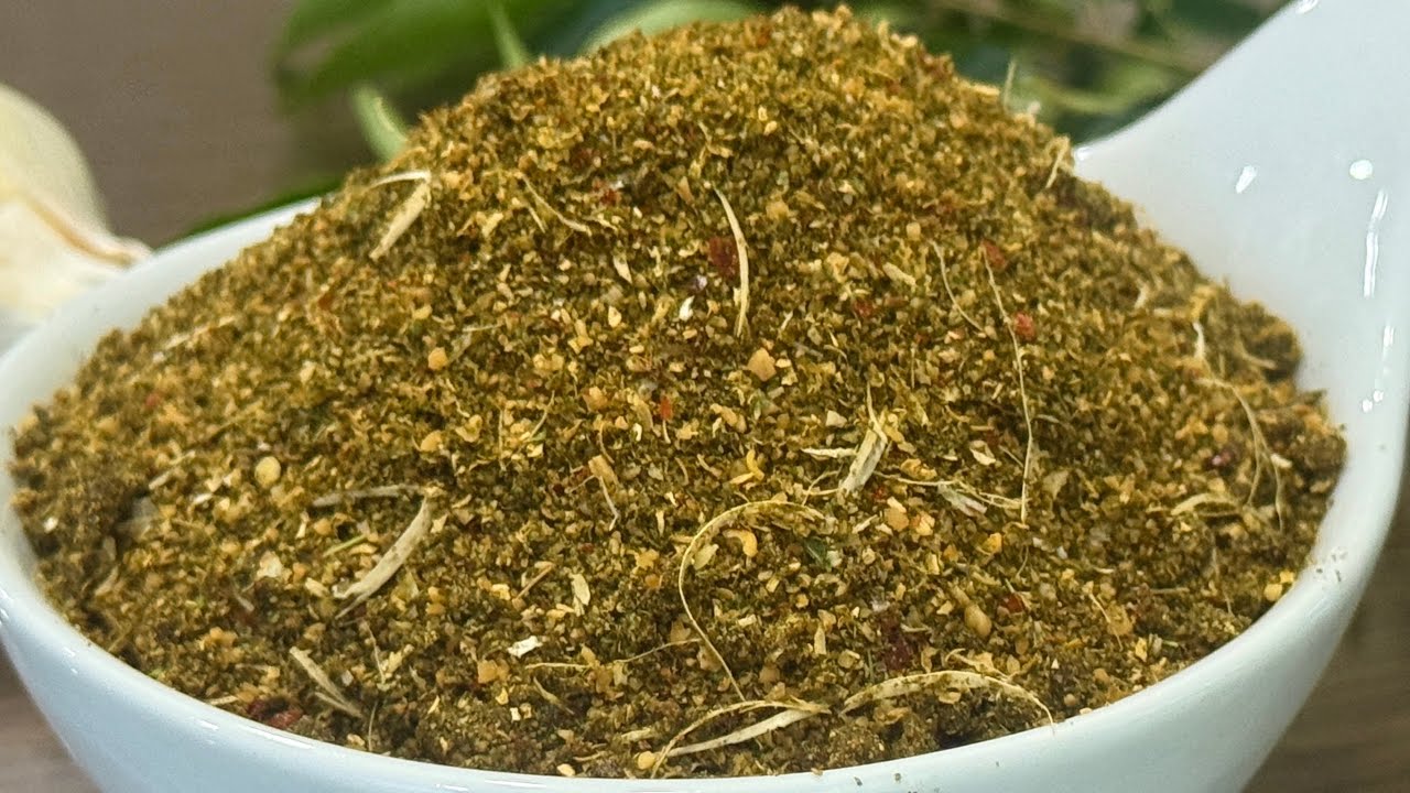 Moringa Leaf Powder - Munagaku Podi - Drumstick Leaves Powder- Munagaku Karam Podi - Karam Podi