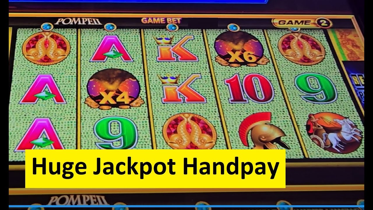 Huge Jackpot Handpay on Pompeii Wonder 4 Collection Slot!! Aristocrat Game