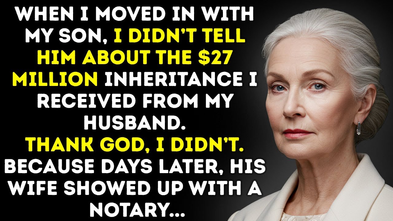 When I Moved In With My Son, I Didn’t Tell Him About the $27 Million Inheritance I Had Received...