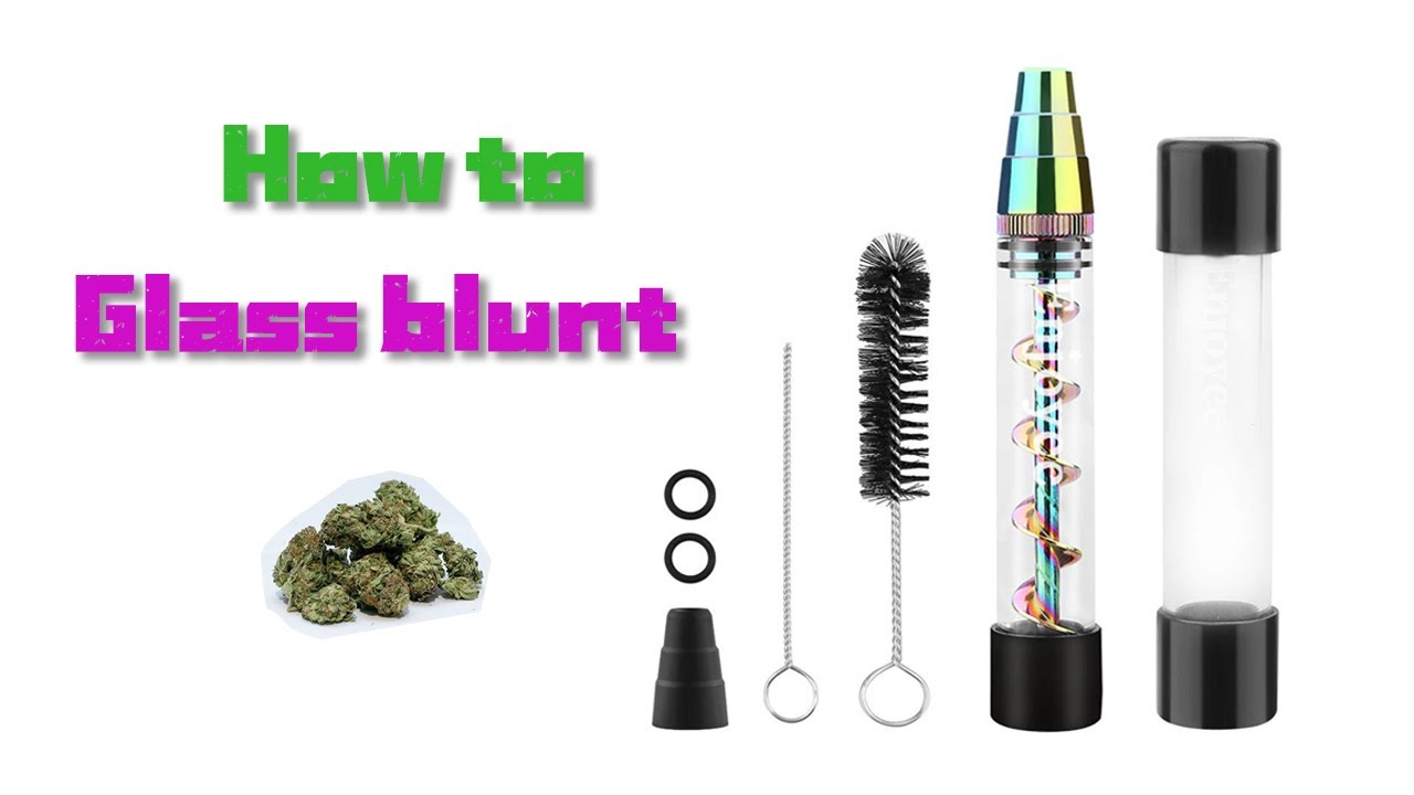 Twisty glass blunt.
