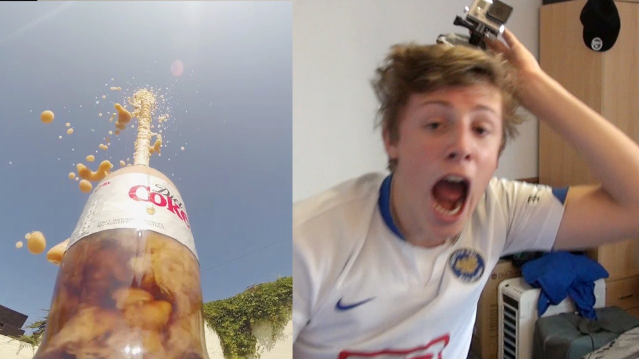COKE & MENTOS and WAXING MY HEAD!!