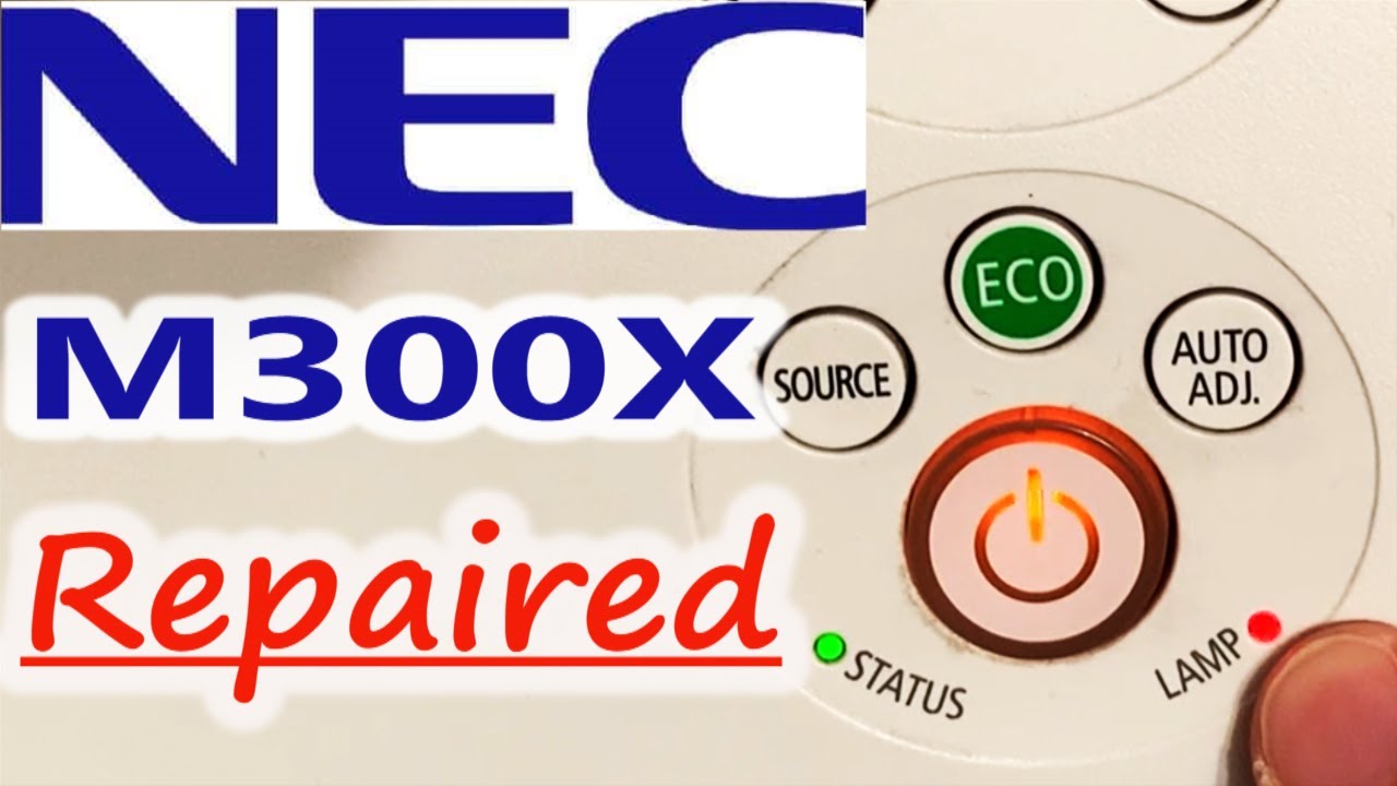Как отремонтировать проектор NEC M300X, если срок службы лампы истек — STEM-образование