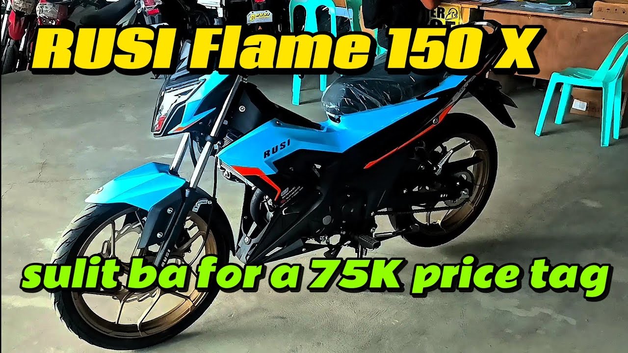 RUSI Flame 150 X - sulit ba sa 75K price tag????